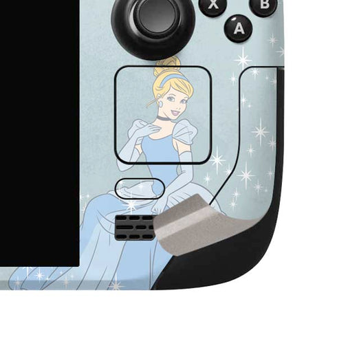 Disney Cinderella Greatest Love Story Ever Told Steam Deck Handheld Gaming Computer OLED Skin