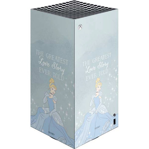 Disney Cinderella Greatest Love Story Ever Told XBox Series X Digital Edition Console Skin