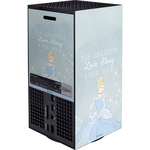 Disney Cinderella Greatest Love Story Ever Told XBox Series X Digital Edition Console Skin