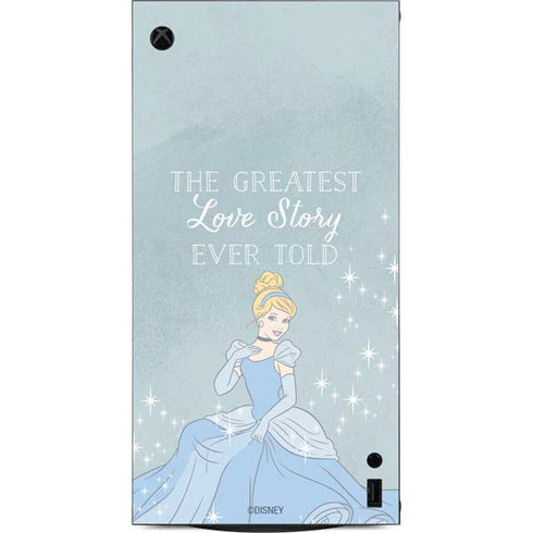 Disney Cinderella Greatest Love Story Ever Told XBox Series X Digital Edition Console Skin