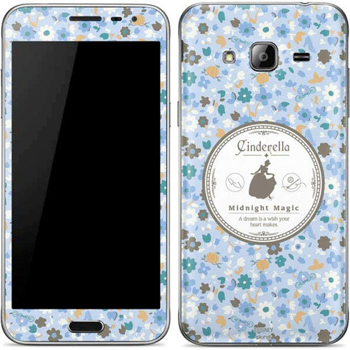 Disney Cinderella Midnight Magic Silhouette Galaxy J3 Skin