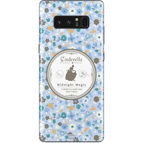 Disney Cinderella Midnight Magic Silhouette Galaxy Note 8 Skin
