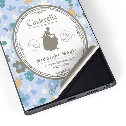 Disney Cinderella Midnight Magic Silhouette Galaxy S25 Ultra Skin
