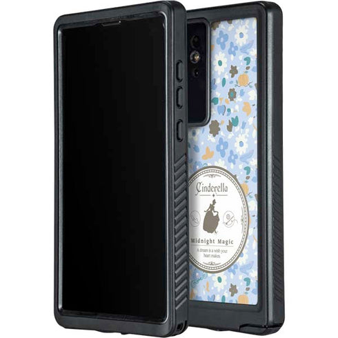 Disney Cinderella Midnight Magic Silhouette Galaxy S24 Ultra Waterproof Case