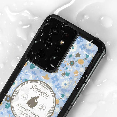 Disney Cinderella Midnight Magic Silhouette Galaxy S24 Ultra Waterproof Case