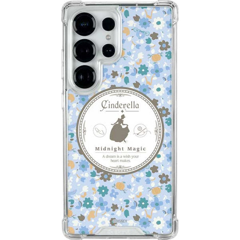 Disney Cinderella Midnight Magic Silhouette Galaxy S26 Ultra Clear Case