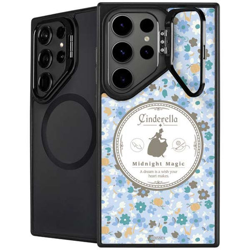 Disney Cinderella Midnight Magic Silhouette Galaxy S26 Ultra Kickstand Case