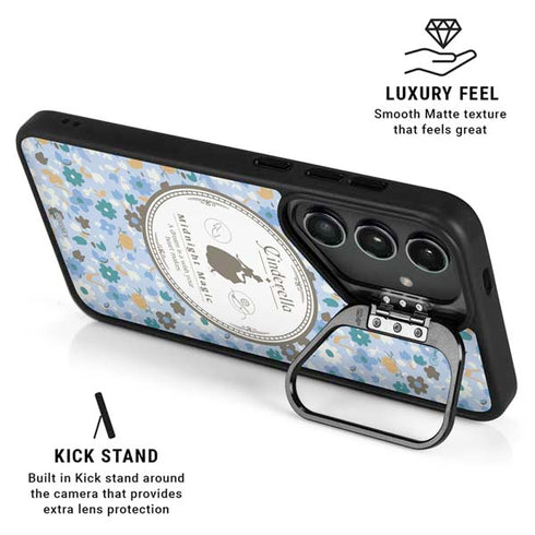 Disney Cinderella Midnight Magic Silhouette Galaxy S26 Ultra Kickstand Case