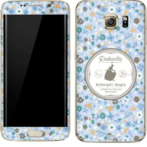 Disney Cinderella Midnight Magic Silhouette Galaxy S7 Edge Skin