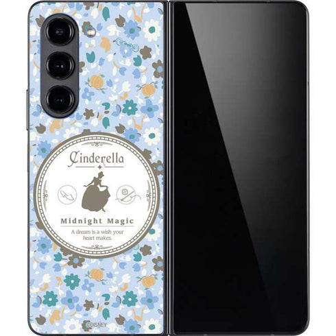 Disney Cinderella Midnight Magic Silhouette Galaxy Z Fold5 5G Skin