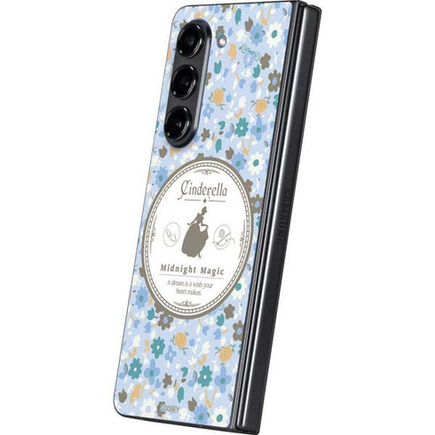 Disney Cinderella Midnight Magic Silhouette Galaxy Z Fold5 5G Skin