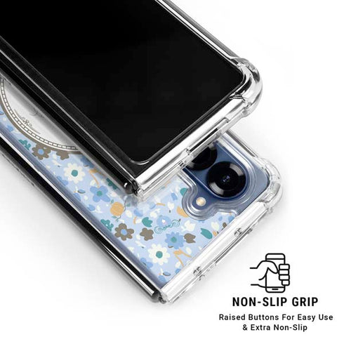 Disney Cinderella Midnight Magic Silhouette Galaxy Z Fold6 Clear Case