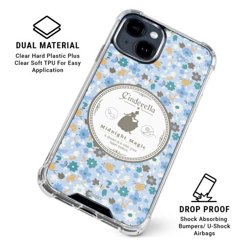 Disney Cinderella Midnight Magic Silhouette iPhone 15 Clear Case