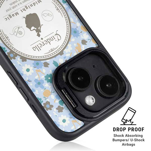 Disney Cinderella Midnight Magic Silhouette iPhone 15 Kickstand Case