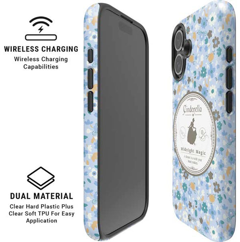 Disney Cinderella Midnight Magic Silhouette iPhone 16 Plus Magsafe Impact Case
