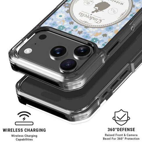 Disney Cinderella Midnight Magic Silhouette iPhone 18 Pro Clear Case