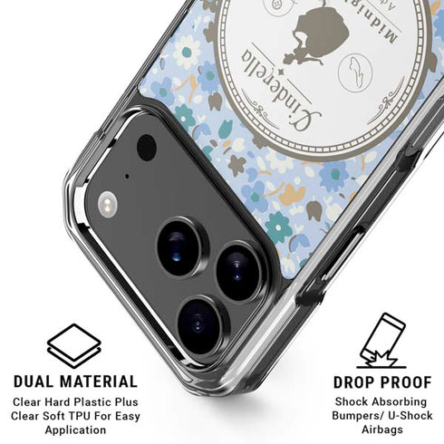 Disney Cinderella Midnight Magic Silhouette iPhone 18 Pro Clear Case