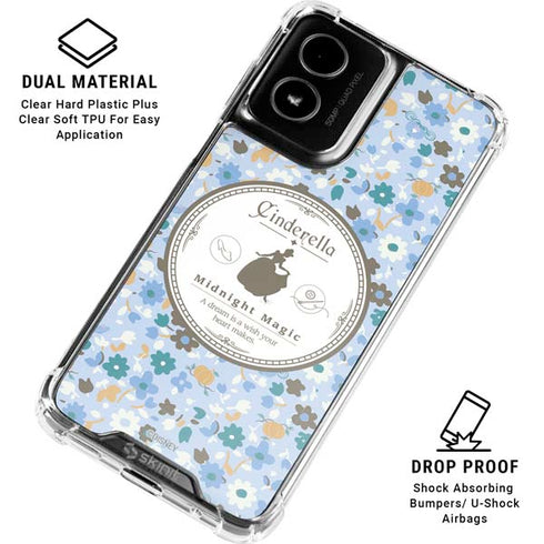 Disney Cinderella Midnight Magic Silhouette Moto G Power 5G (2024) Clear Case