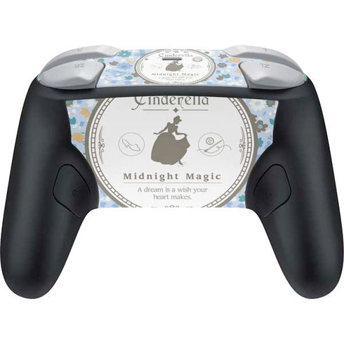 Disney Cinderella Midnight Magic Silhouette Nintendo Switch 2 (2025) Pro Controller Skin
