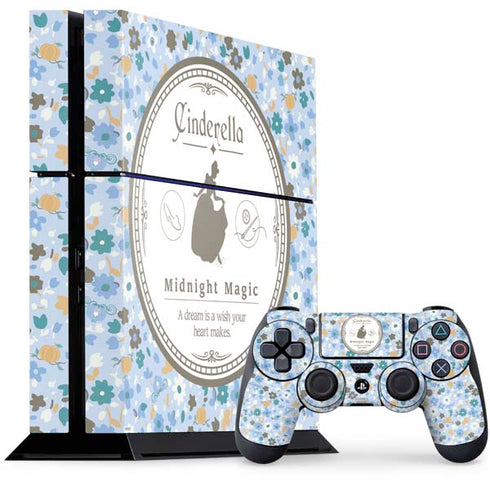 Disney Cinderella Midnight Magic Silhouette PlayStation PS4 Skins