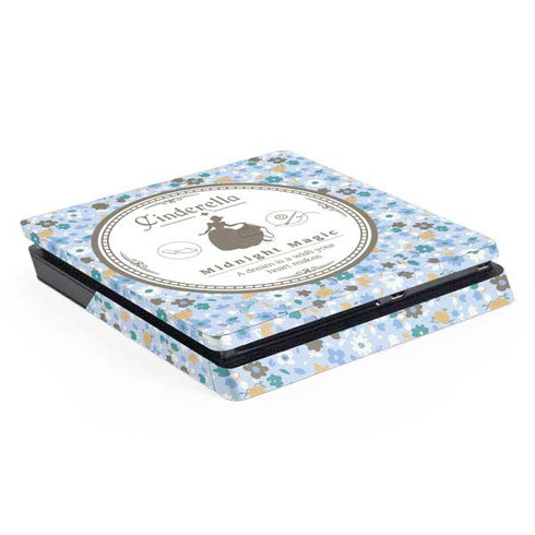 Disney Cinderella Midnight Magic Silhouette PS4 Slim Skin