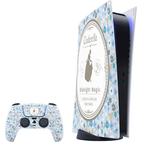 Disney Cinderella Midnight Magic Silhouette PlayStation PS5 Skins