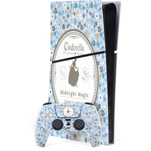 Disney Cinderella Midnight Magic Silhouette PlayStation PS5 Skins