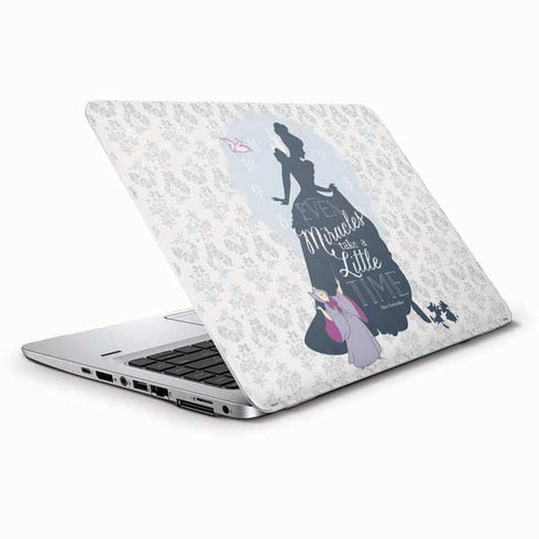 Disney Cinderella Miracles Take Time Silhouette HP Elitebook Skin