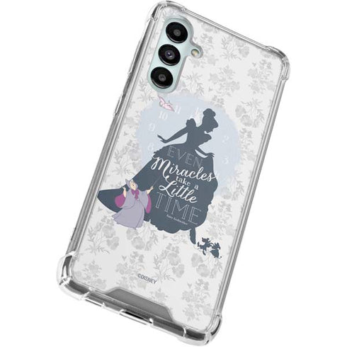 Disney Cinderella Miracles Take Time Silhouette Galaxy A16 5G Clear Case