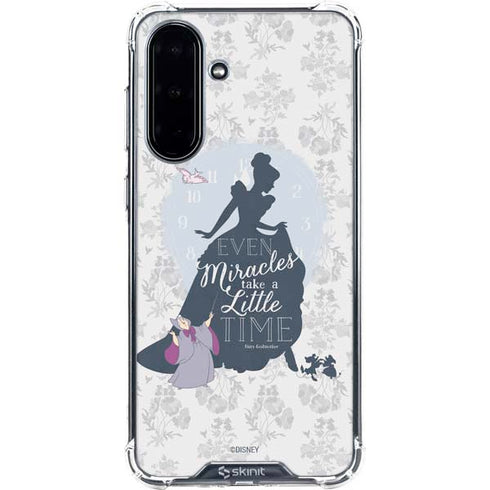 Disney Cinderella Miracles Take Time Silhouette Galaxy A36 5G Clear Case