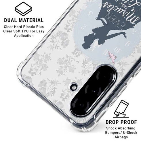 Disney Cinderella Miracles Take Time Silhouette Galaxy A36 5G Clear Case