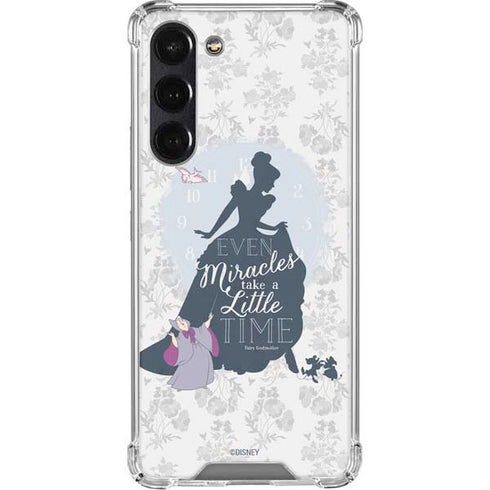 Disney Cinderella Miracles Take Time Silhouette Galaxy S24 FE Clear Case