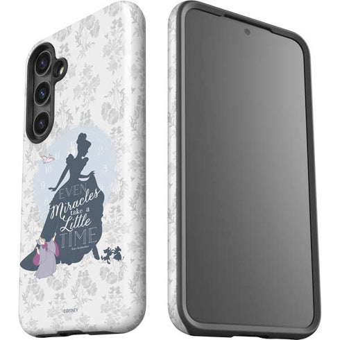 Disney Cinderella Miracles Take Time Silhouette Galaxy S25 Impact Case