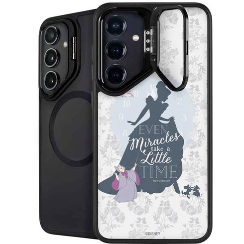 Disney Cinderella Miracles Take Time Silhouette Galaxy S24 Plus Kickstand Case