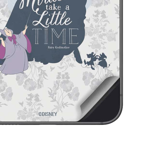Disney Cinderella Miracles Take Time Silhouette Galaxy S24 Skin