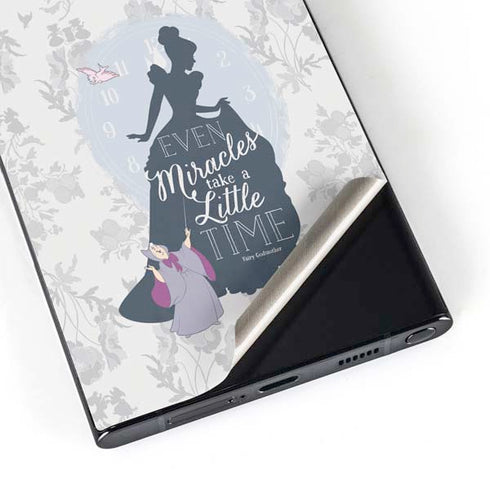 Disney Cinderella Miracles Take Time Silhouette Galaxy S25 Ultra Skin