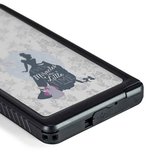 Disney Cinderella Miracles Take Time Silhouette Galaxy S24 Ultra Waterproof Case