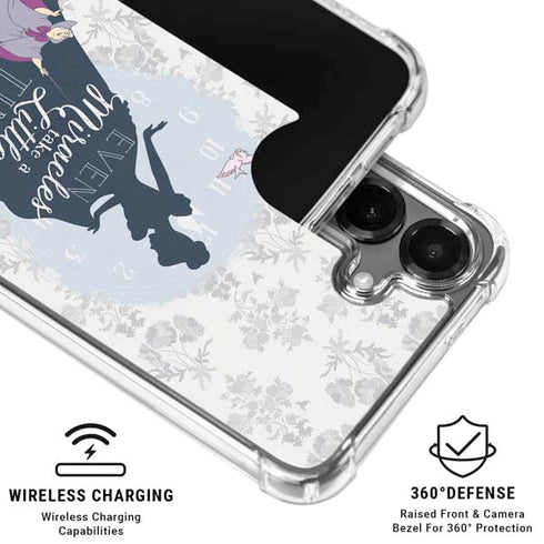 Disney Cinderella Miracles Take Time Silhouette Galaxy S26 Plus Clear Case