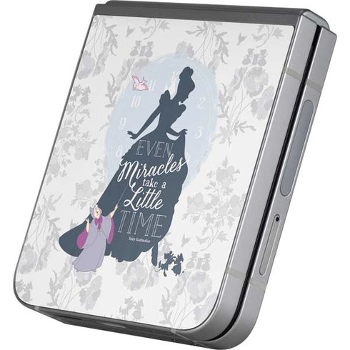 Disney Cinderella Miracles Take Time Silhouette Galaxy Z Flip6 Skin