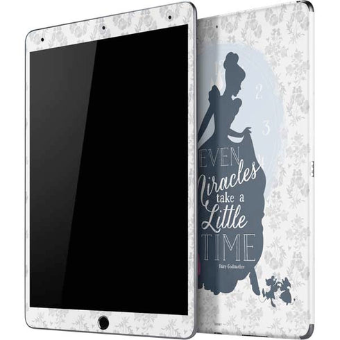 Disney Cinderella Miracles Take Time Silhouette iPad Skins