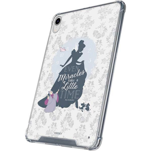 Disney Cinderella Miracles Take Time Silhouette iPad 11th Gen (2025) Clear Case