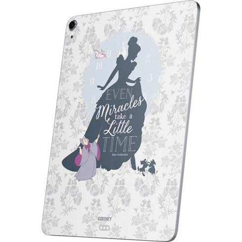 Disney Cinderella Miracles Take Time Silhouette Apple iPad Air Skin