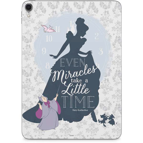 Disney Cinderella Miracles Take Time Silhouette Apple iPad Pro Skin