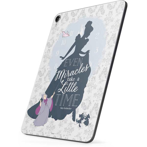 Disney Cinderella Miracles Take Time Silhouette Apple iPad Pro Skin