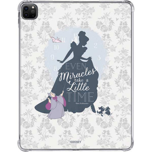 Disney Cinderella Miracles Take Time Silhouette iPad Pro 11in (2024) Clear Case