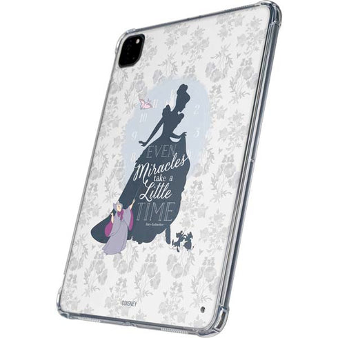 Disney Cinderella Miracles Take Time Silhouette iPad Pro 11in (2024) Clear Case
