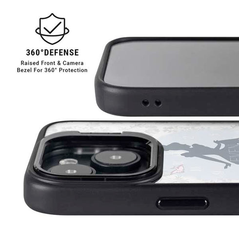 Disney Cinderella Miracles Take Time Silhouette iPhone 14 Kickstand Case