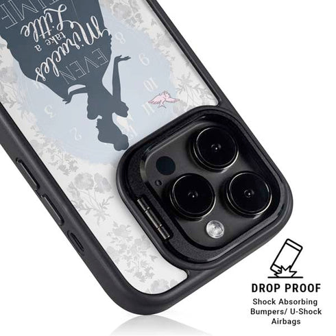 Disney Cinderella Miracles Take Time Silhouette iPhone 14 Pro Max Kickstand Case