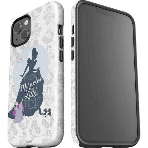 Disney Cinderella Miracles Take Time Silhouette iPhone 15 Impact Case