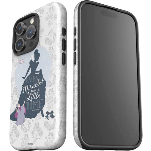 Disney Cinderella Miracles Take Time Silhouette iPhone 16 Pro Max Impact Case